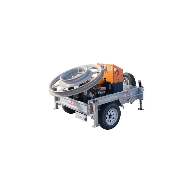 CWA 5kn Cable Winch Mounted to Trailer